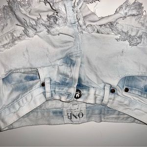One Teaspoon blue jean shorts size 26